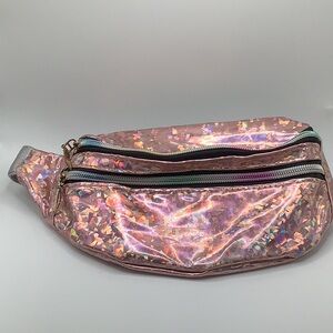 Pink sparkling concert festival Fanny pack